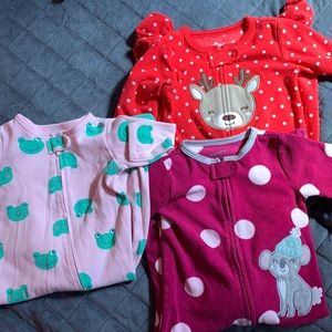 Carter’s babygirl pajamas